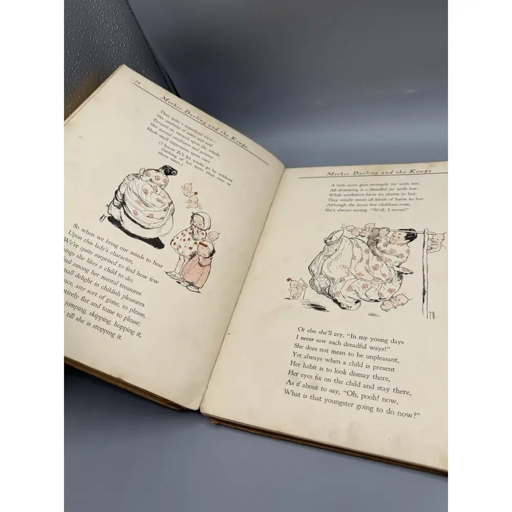 1914 The Kewpie Kutouts Rose O’Neill Hardcover Frederick A Stokes Illustrated